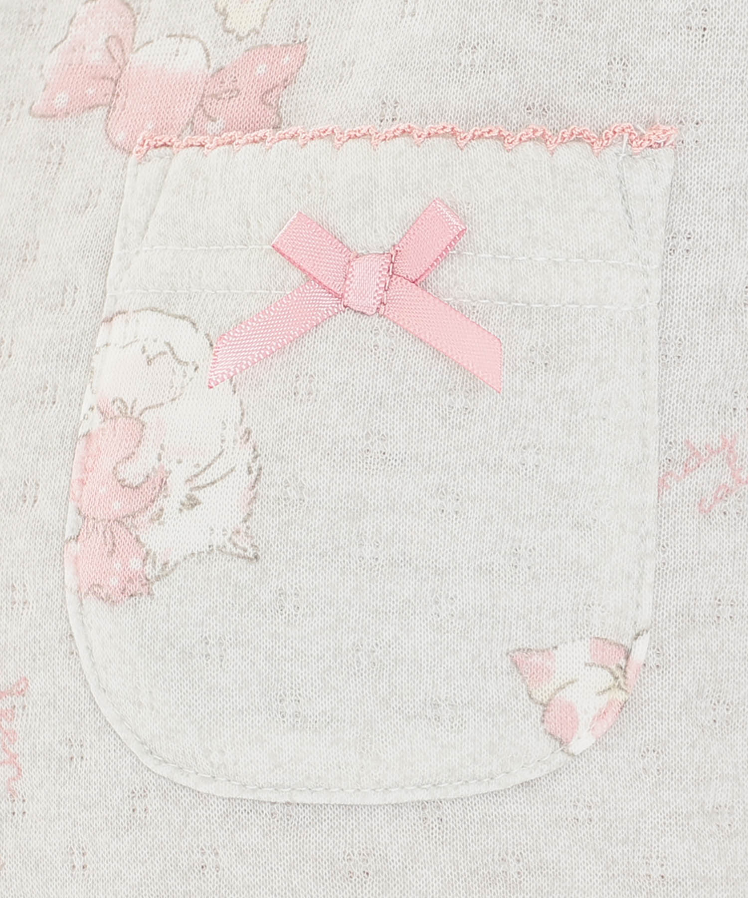 接結（綿入り）ボンボンキャットフリルパジャマ_パジャマ&ルームウェア-セットアップ_グレー_4