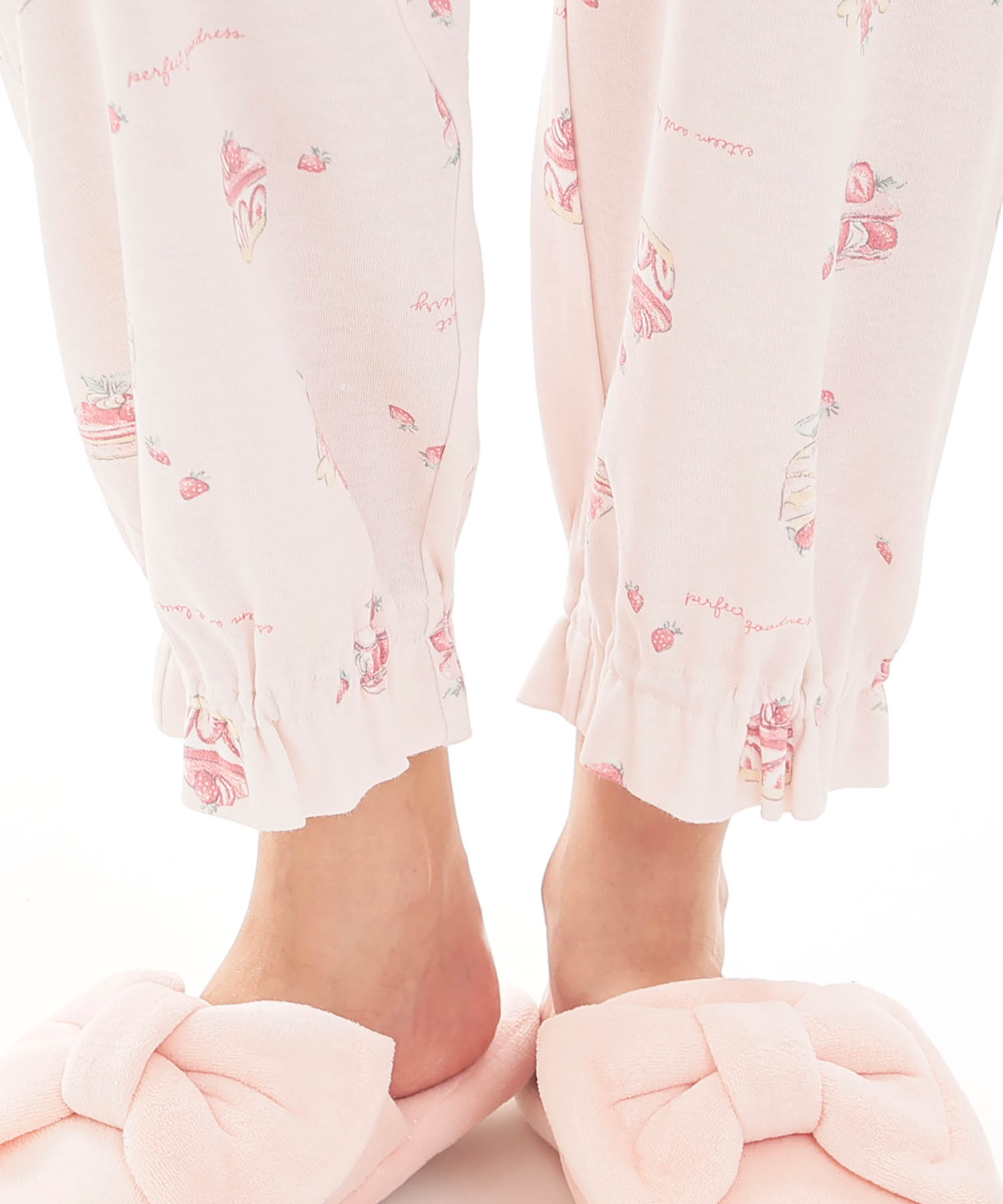 スムーススイーツシャツパジャマ_パジャマ&ルームウェア-セットアップ_ピンク_7