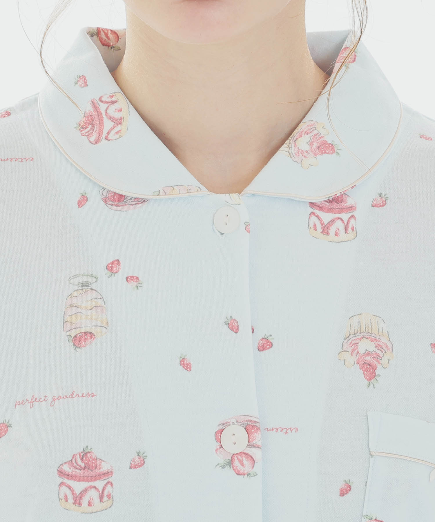 スムーススイーツシャツパジャマ_パジャマ&ルームウェア-セットアップ_ブルー_3