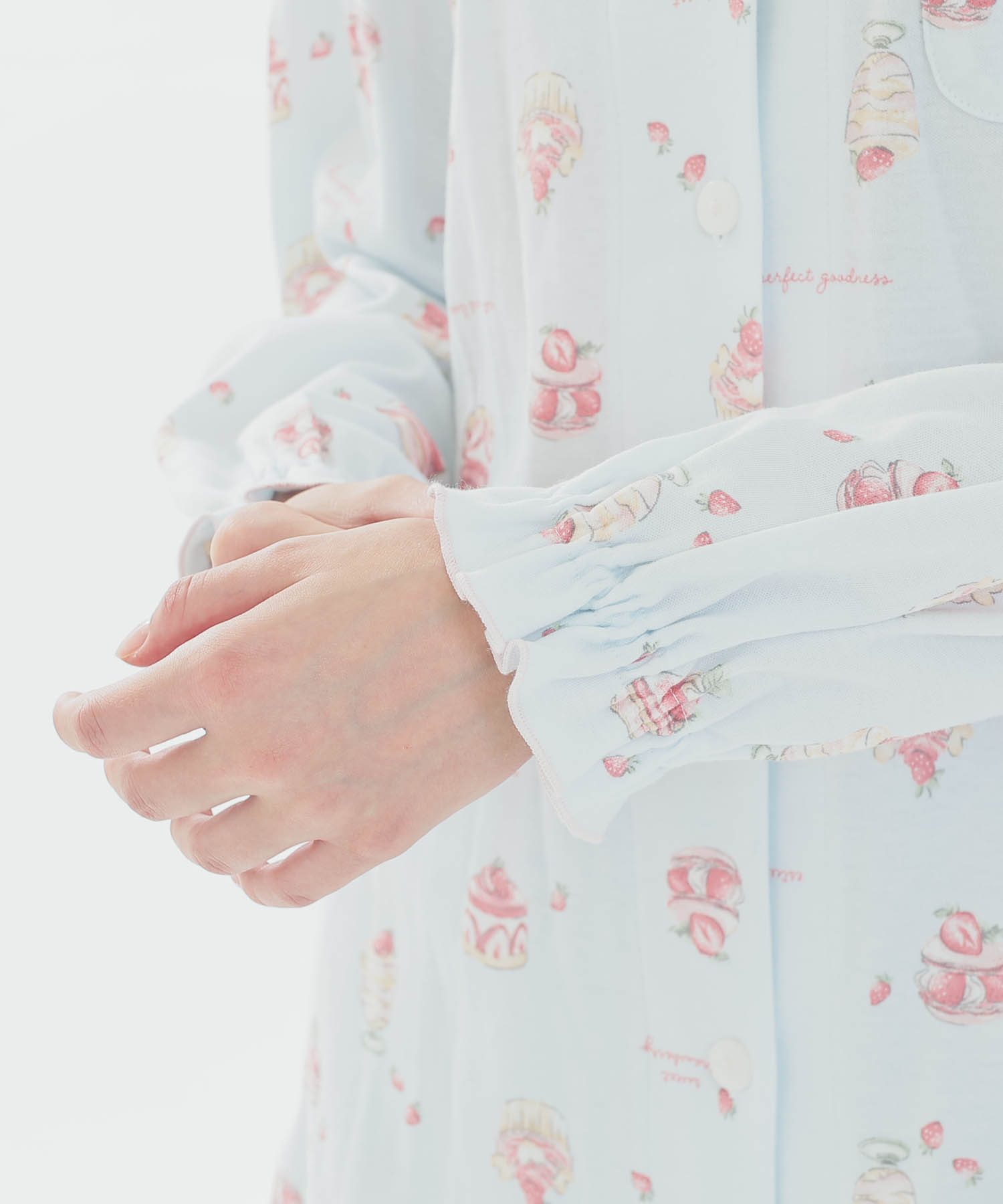 スムーススイーツシャツパジャマ_パジャマ&ルームウェア-セットアップ_ブルー_5