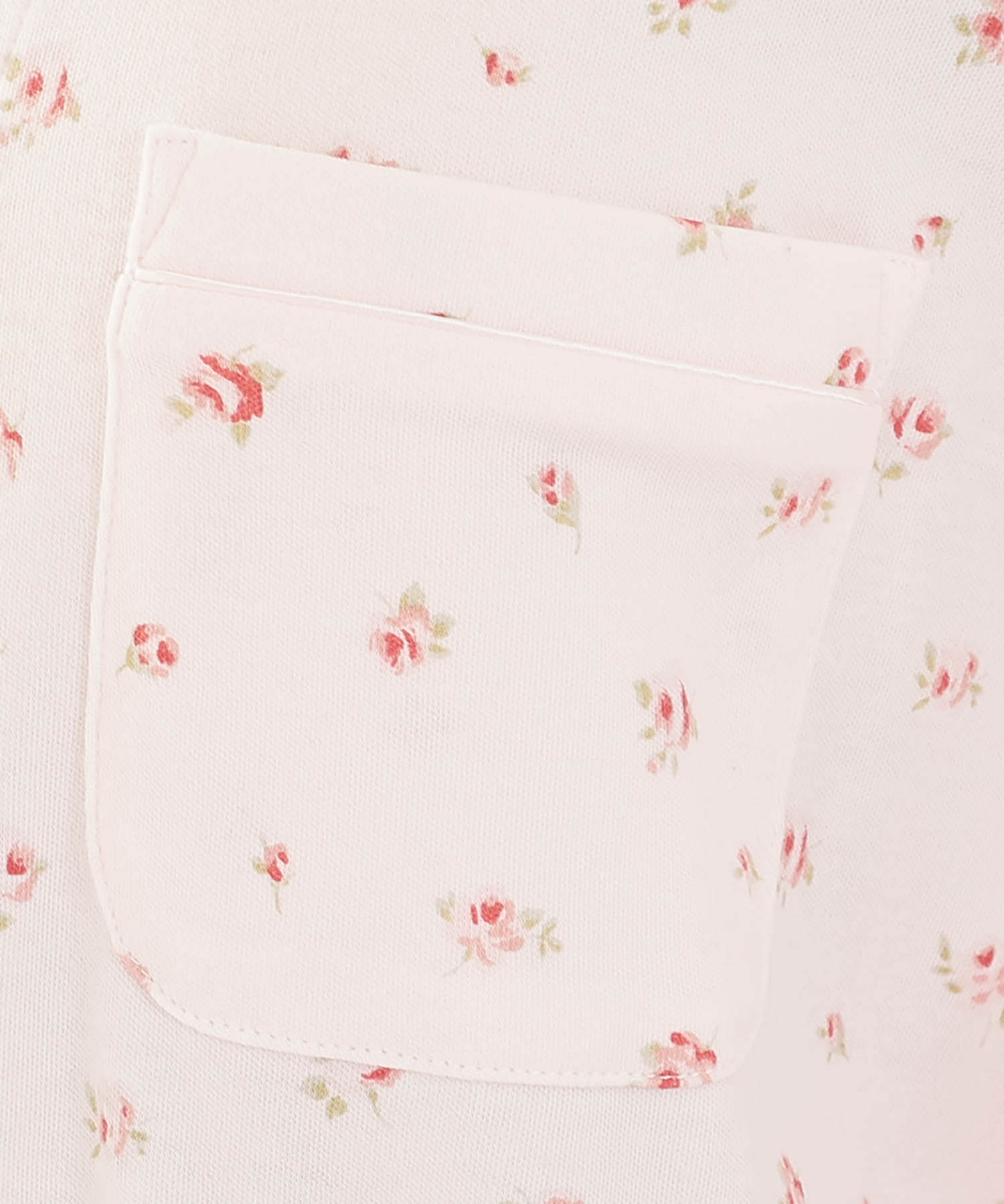 スムース小花シャツパジャマ_パジャマ&ルームウェア-セットアップ_ピンク_4