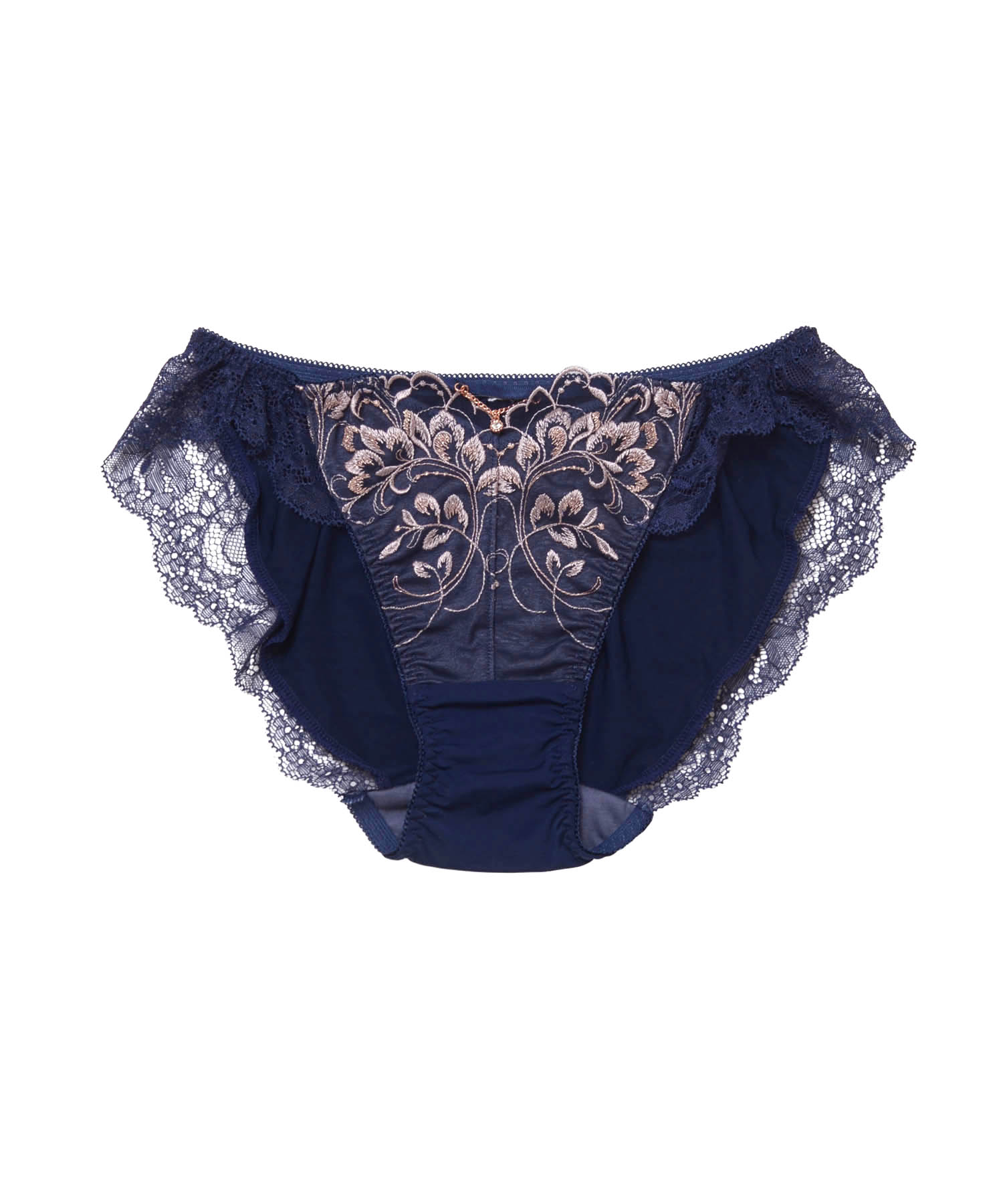 レジーナショーツ_ランジェリー・下着-ショーツ-スタンダードショーツ_ネイビー_0