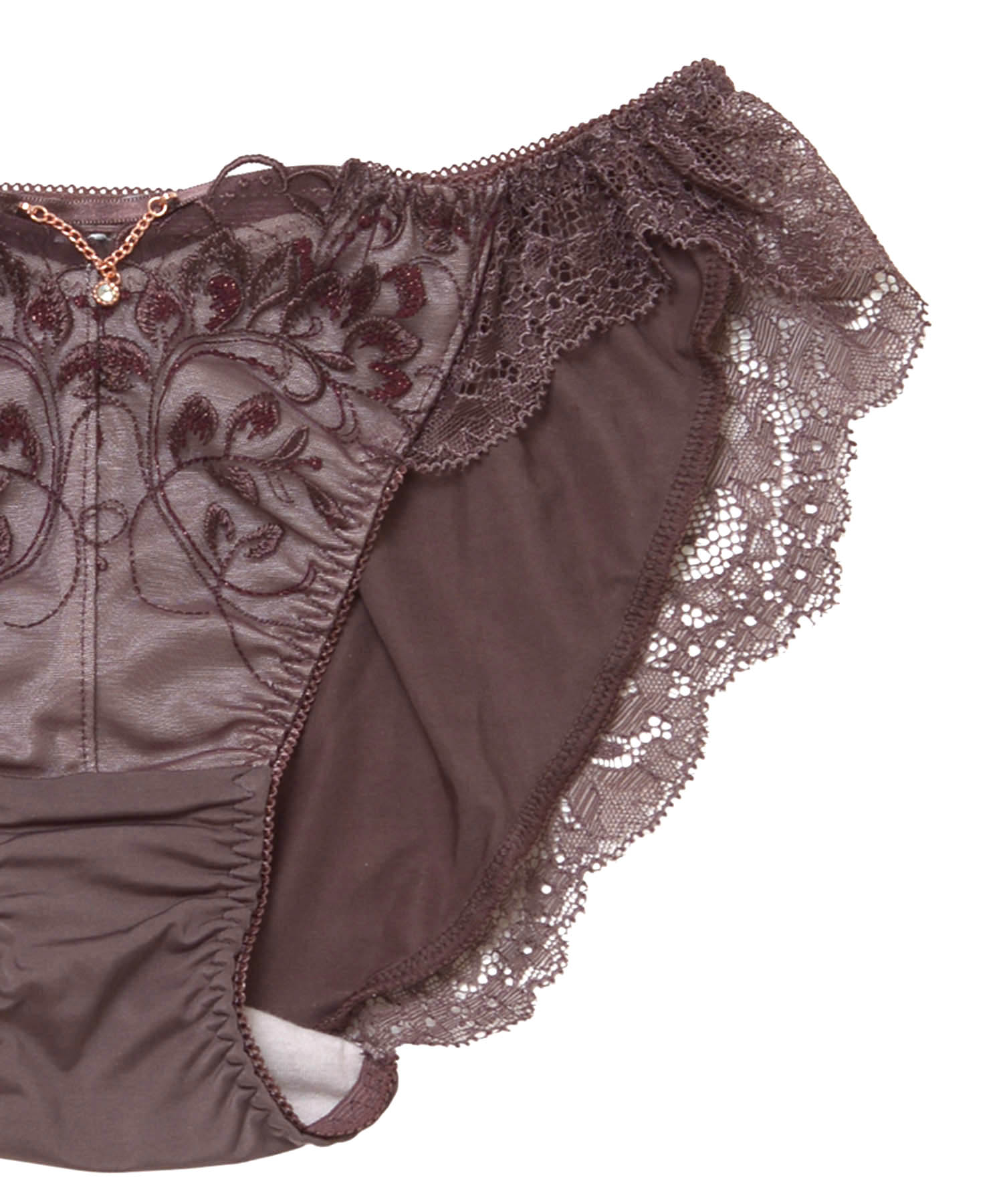 レジーナショーツ_ランジェリー・下着-ショーツ-スタンダードショーツ_ブラウン_1