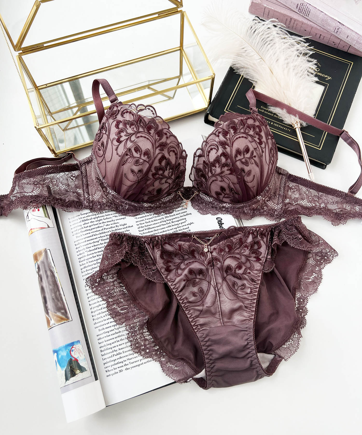 レジーナショーツ_ランジェリー・下着-ショーツ-スタンダードショーツ_ブラウン_3