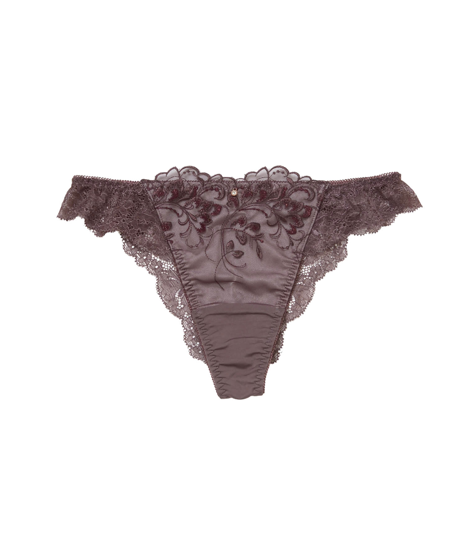 レジーナTショーツ_ランジェリー・下着-ショーツ-Tショーツ_ブラウン_0