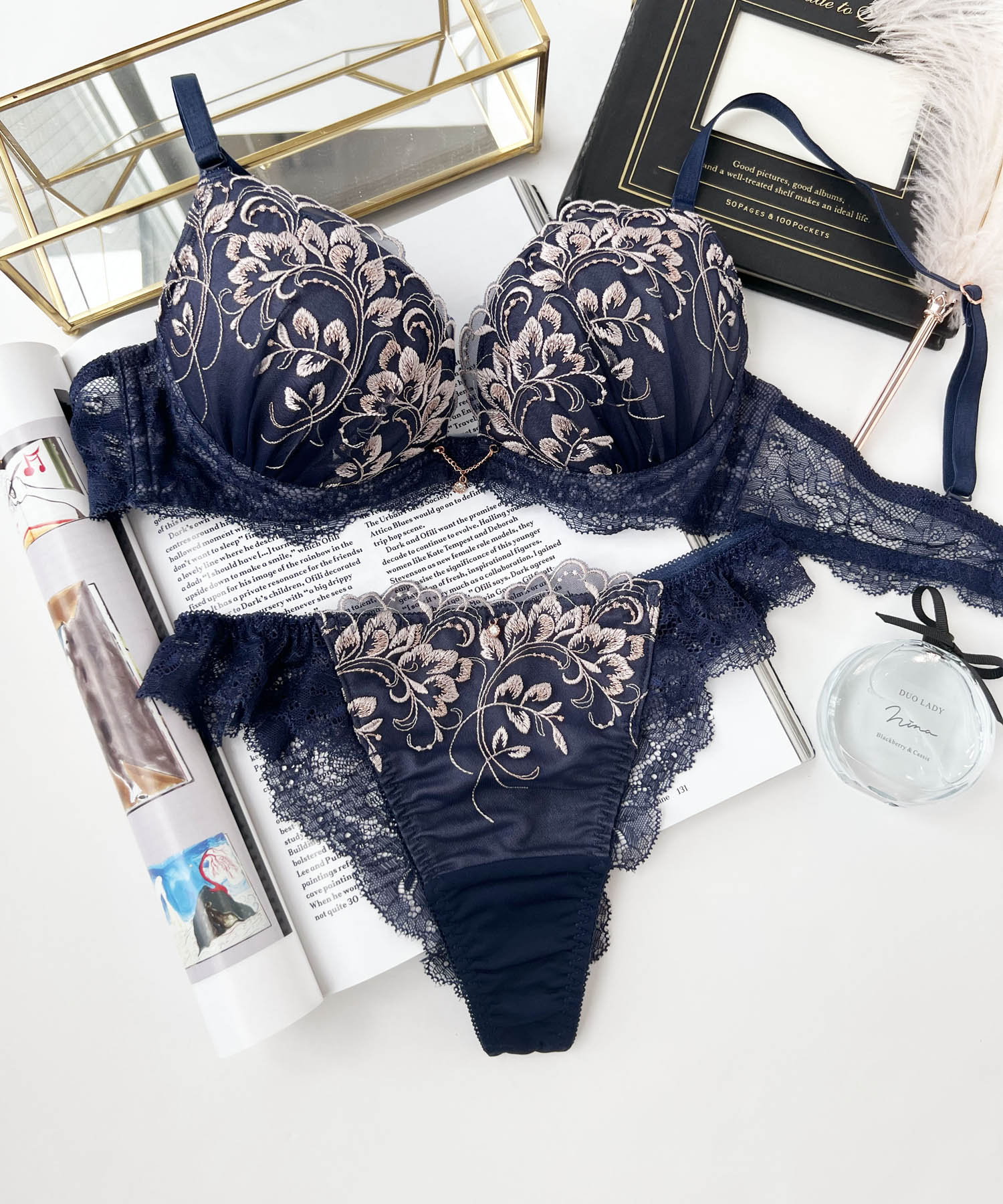 レジーナTショーツ_ランジェリー・下着-ショーツ-Tショーツ_ネイビー_6