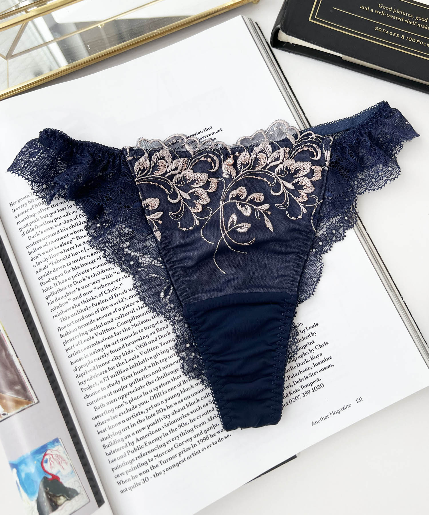 レジーナTショーツ_ランジェリー・下着-ショーツ-Tショーツ_ネイビー_3