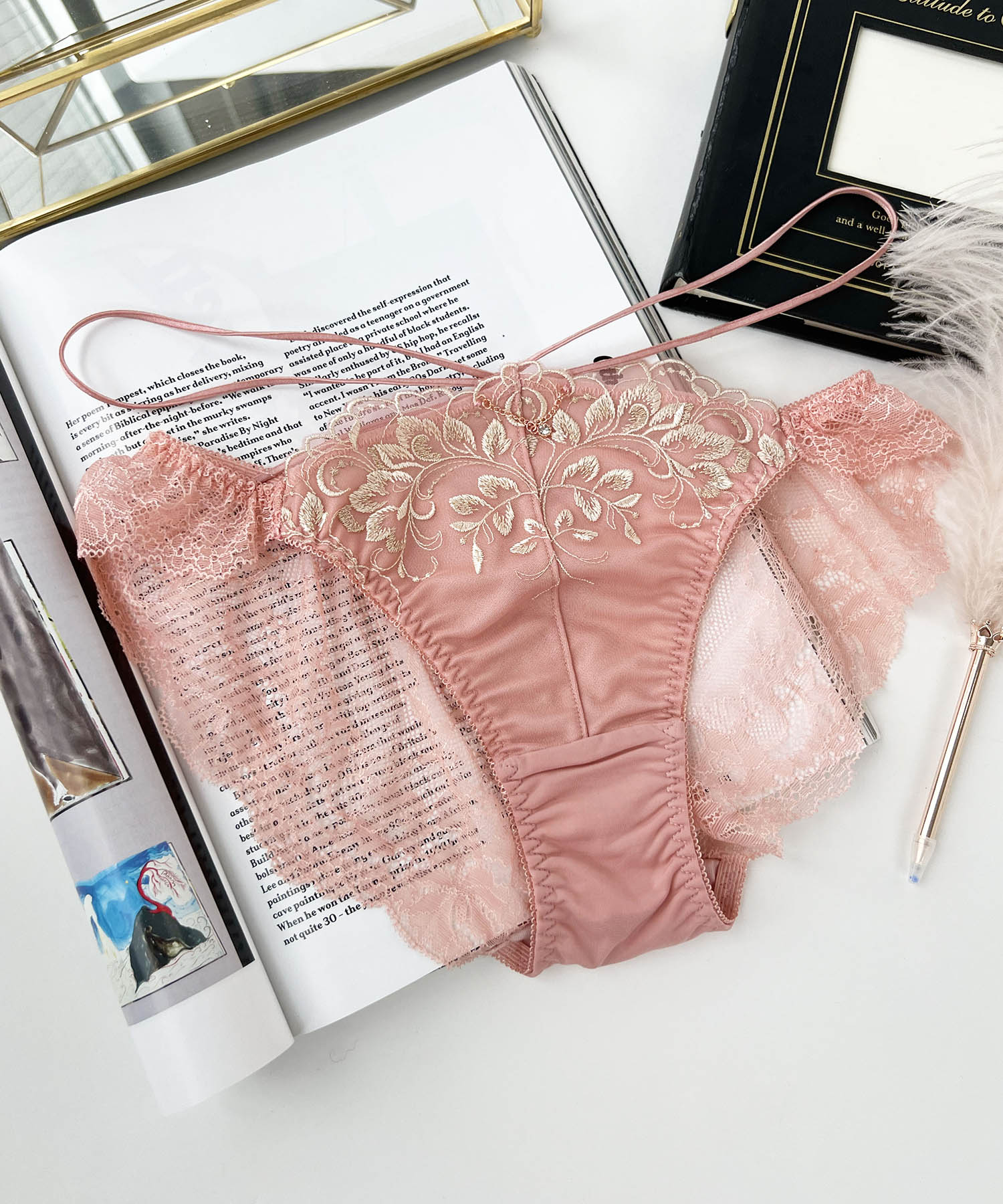 レジーナバックレース_ランジェリー・下着-ショーツ-バックレースショーツ_ピンク_3