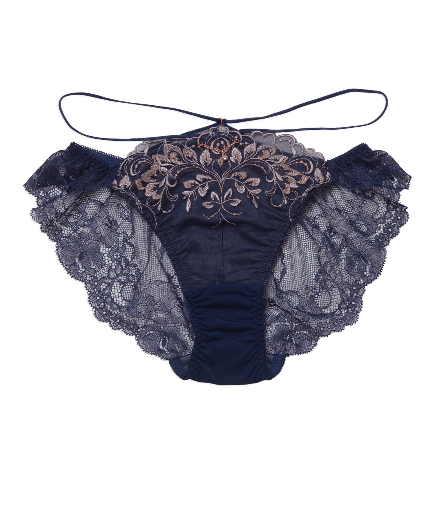 レジーナバックレース_ランジェリー・下着-ショーツ-バックレースショーツ_ネイビー_0