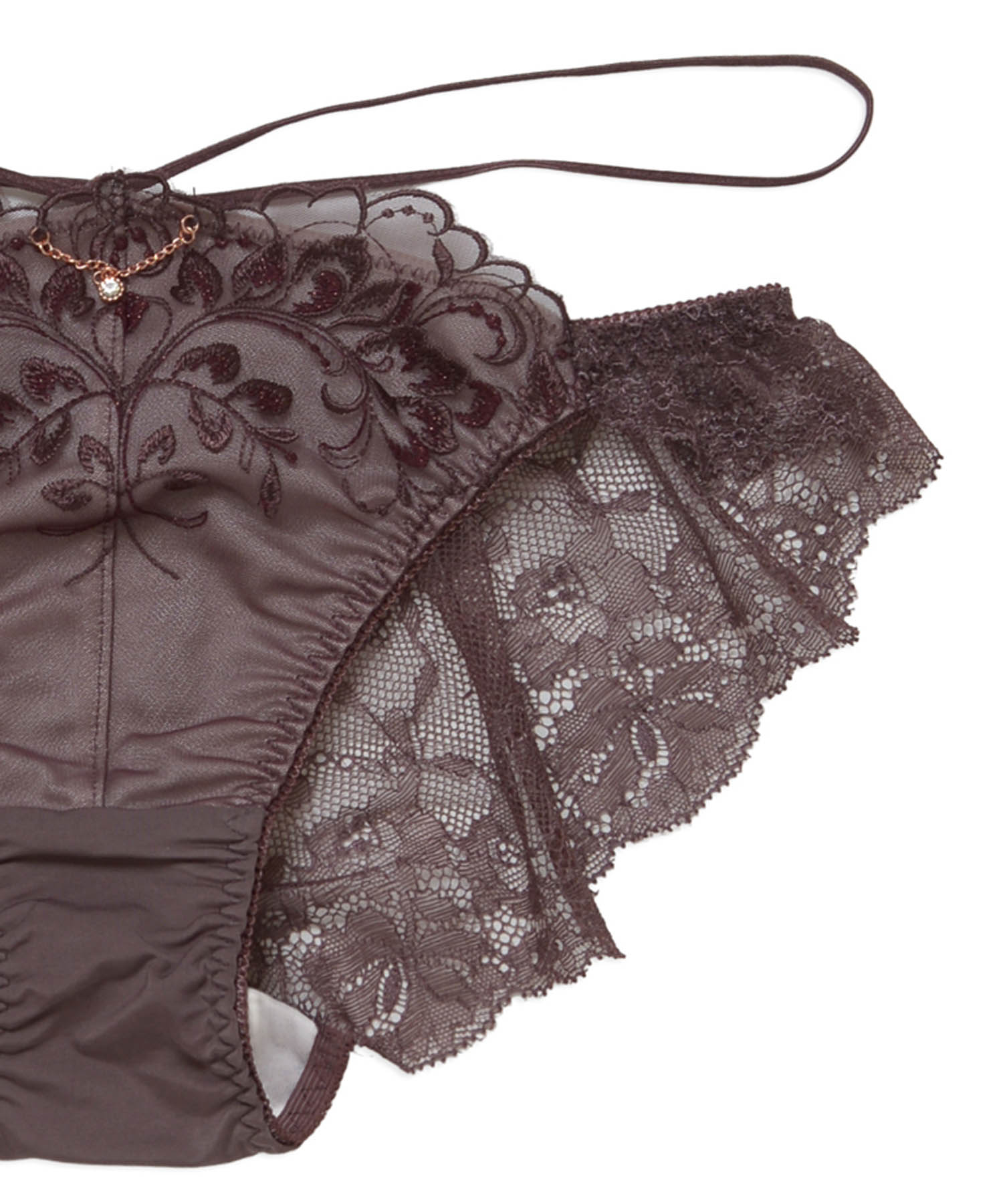 レジーナバックレース_ランジェリー・下着-ショーツ-バックレースショーツ_ブラウン_1