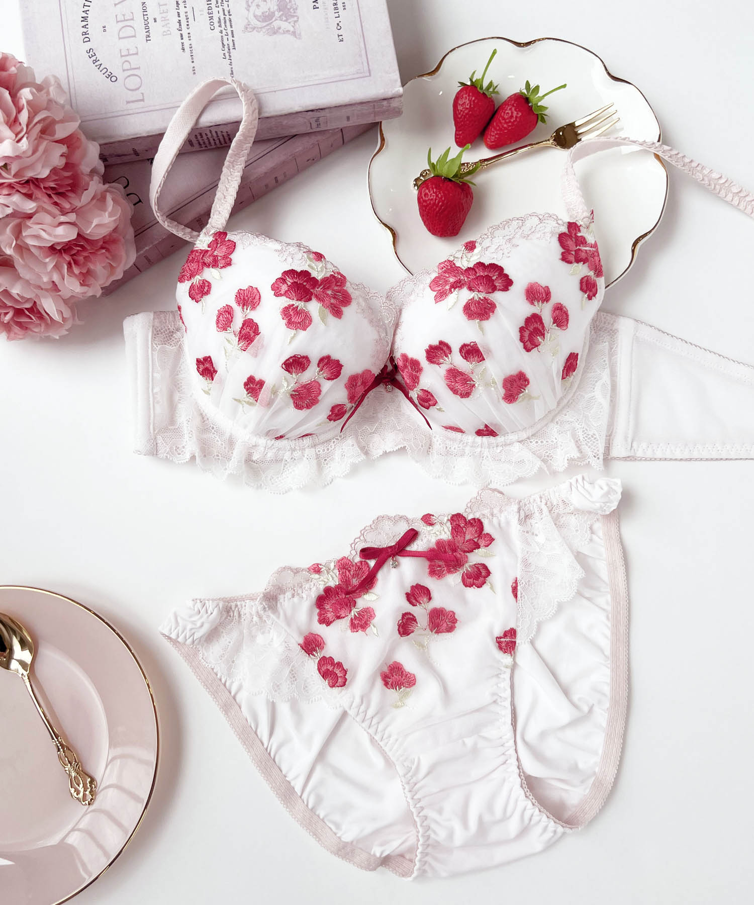 リリアンショーツ_ランジェリー・下着-ショーツ-スタンダードショーツ_ピンク_2