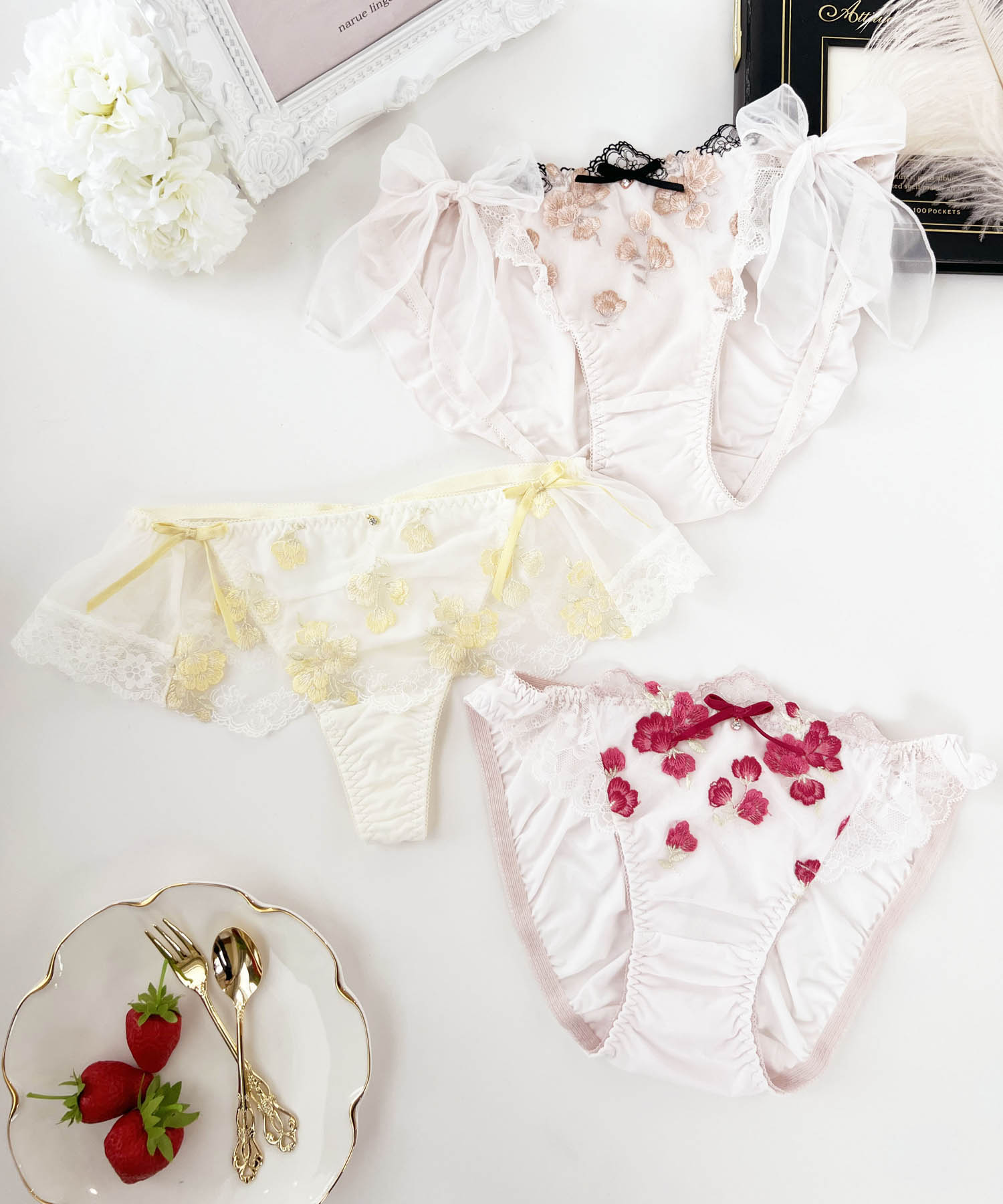 リリアンショーツ_ランジェリー・下着-ショーツ-スタンダードショーツ_ピンク_3