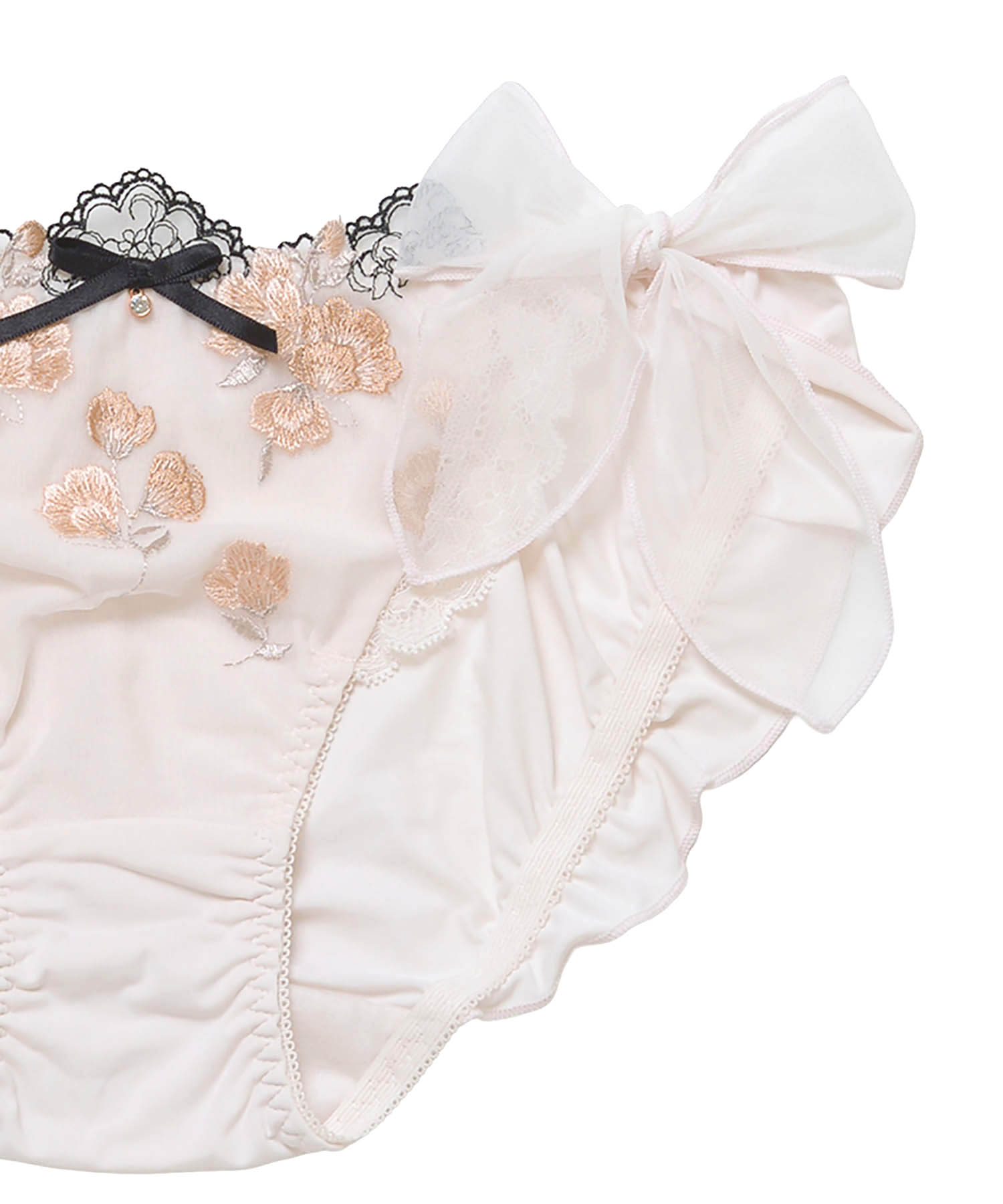 リリアンサイドリボンショーツ_ランジェリー・下着-ショーツ-サイドリボンショーツ_ベージュ_1