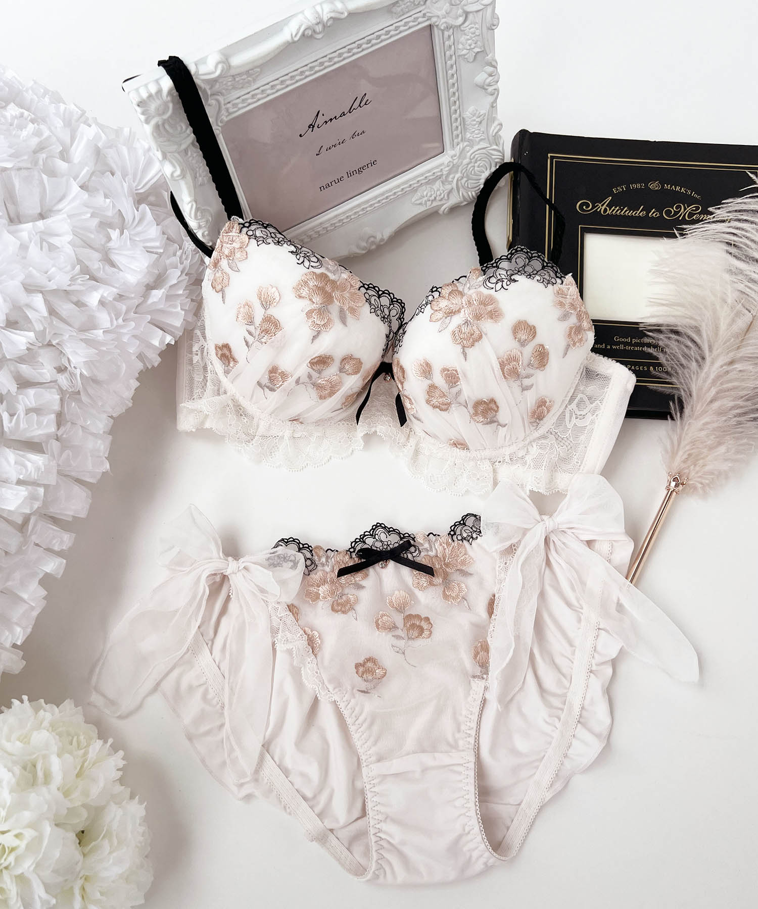 リリアンサイドリボンショーツ_ランジェリー・下着-ショーツ-サイドリボンショーツ_ベージュ_2