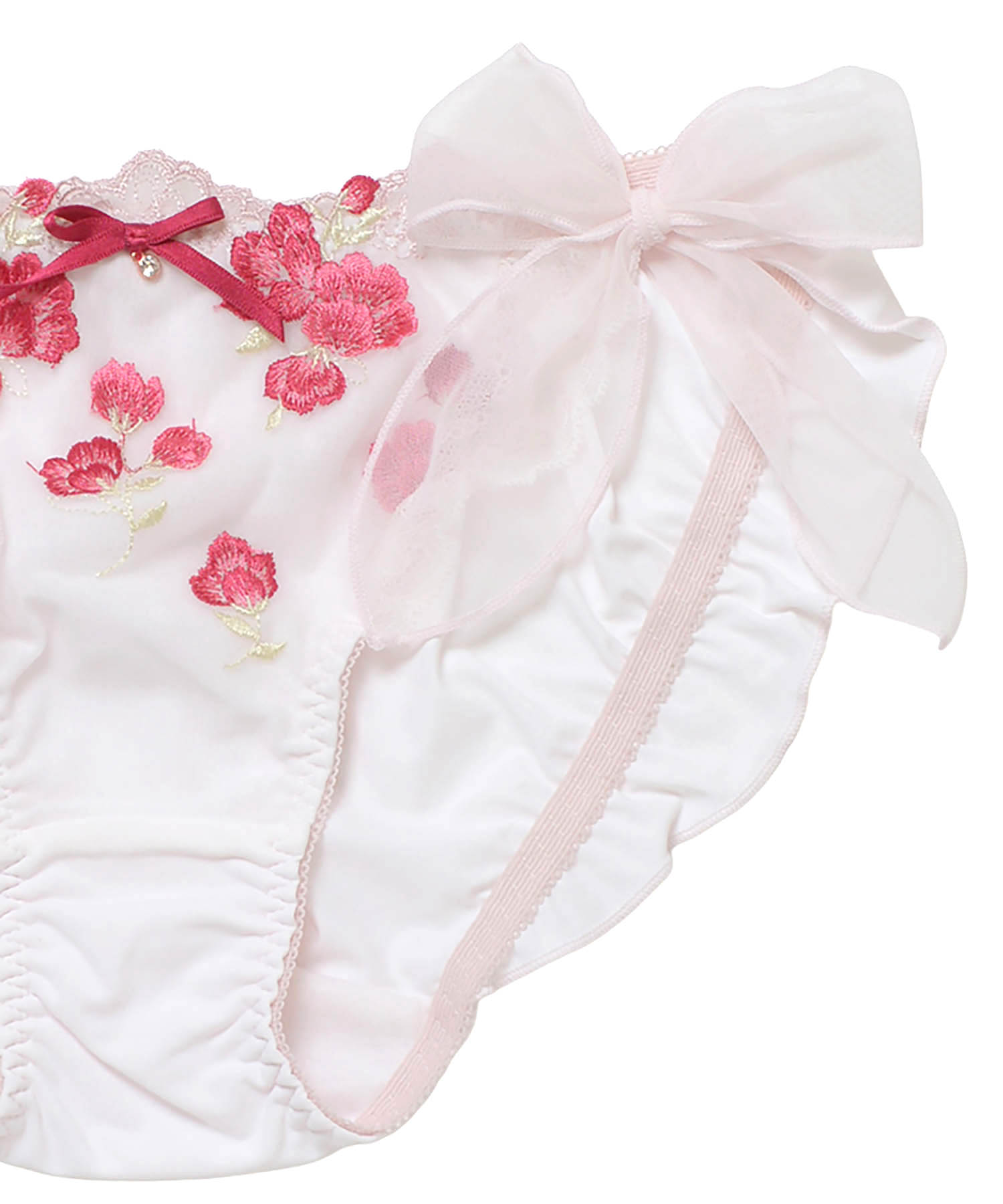 リリアンサイドリボンショーツ_ランジェリー・下着-ショーツ-サイドリボンショーツ_ピンク_1