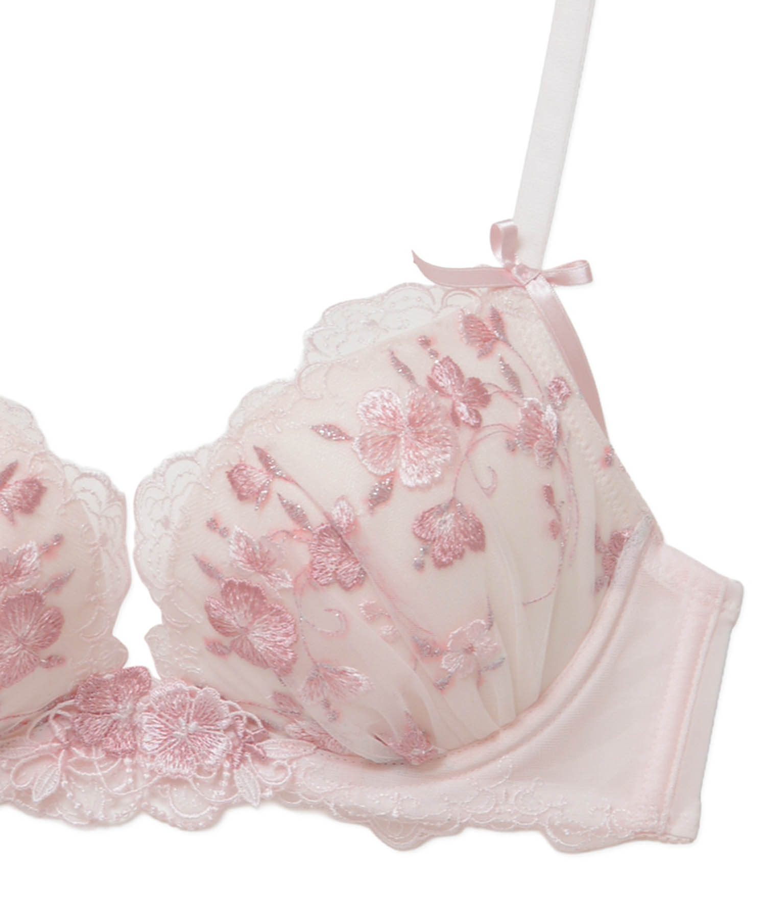 ナディアDcup-Ecup_ランジェリー・下着-ブラジャー-モールドカップブラ(Lワイヤー)_ピンク_3