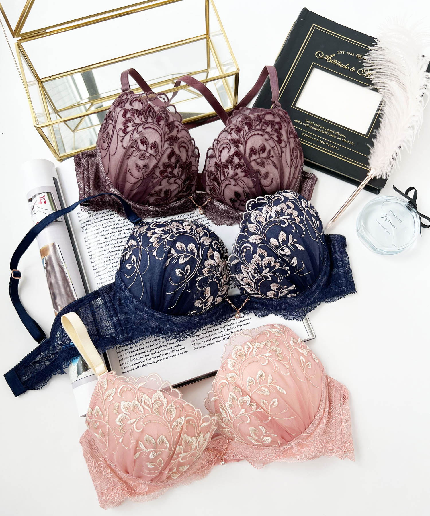 レジーナBcup-Ccup_ランジェリー・下着-ブラジャー-モールドカップブラ(Lワイヤー)_ブラウン_12