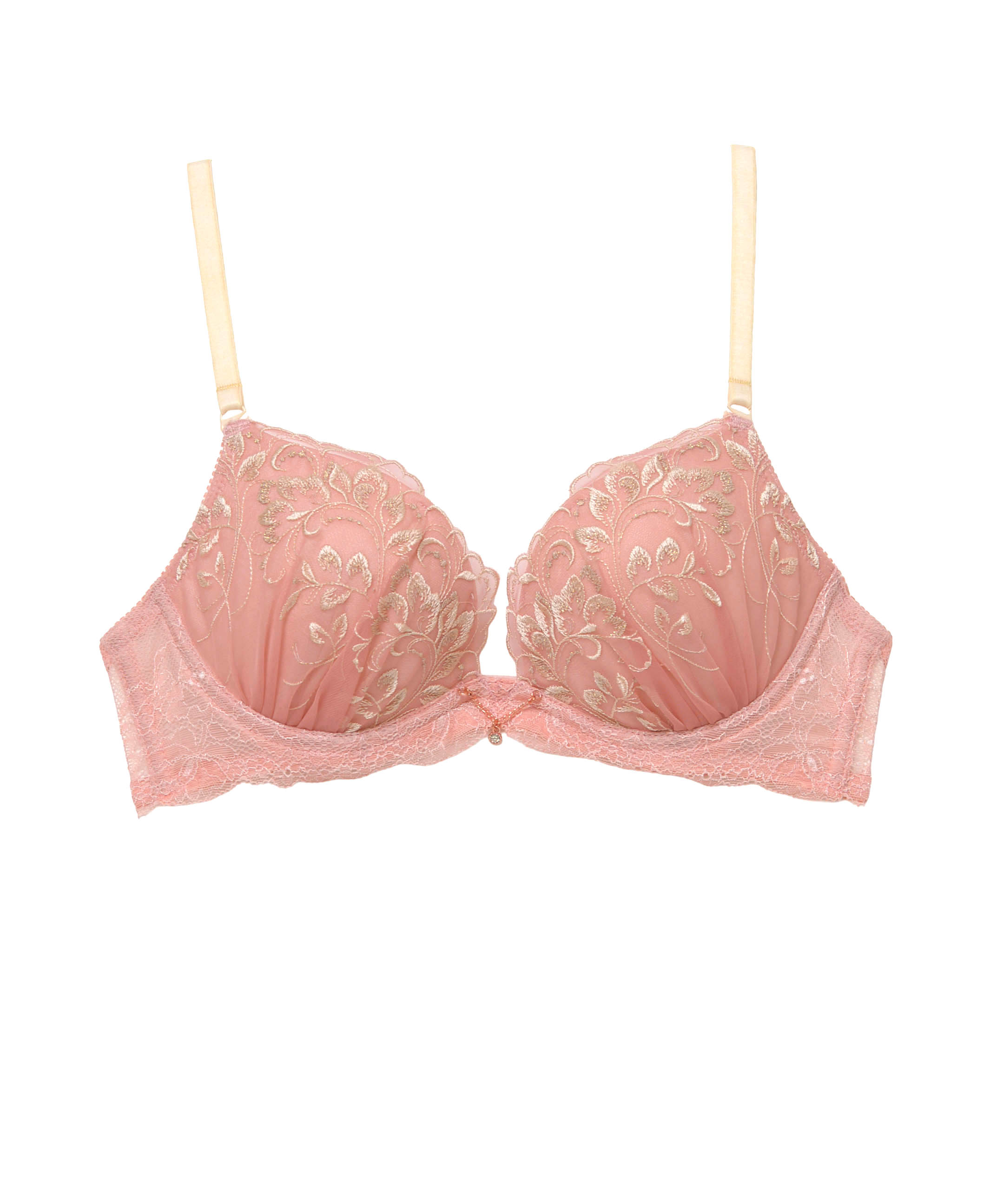 レジーナBcup-Ccup_ランジェリー・下着-ブラジャー-モールドカップブラ(Lワイヤー)_ピンク_4