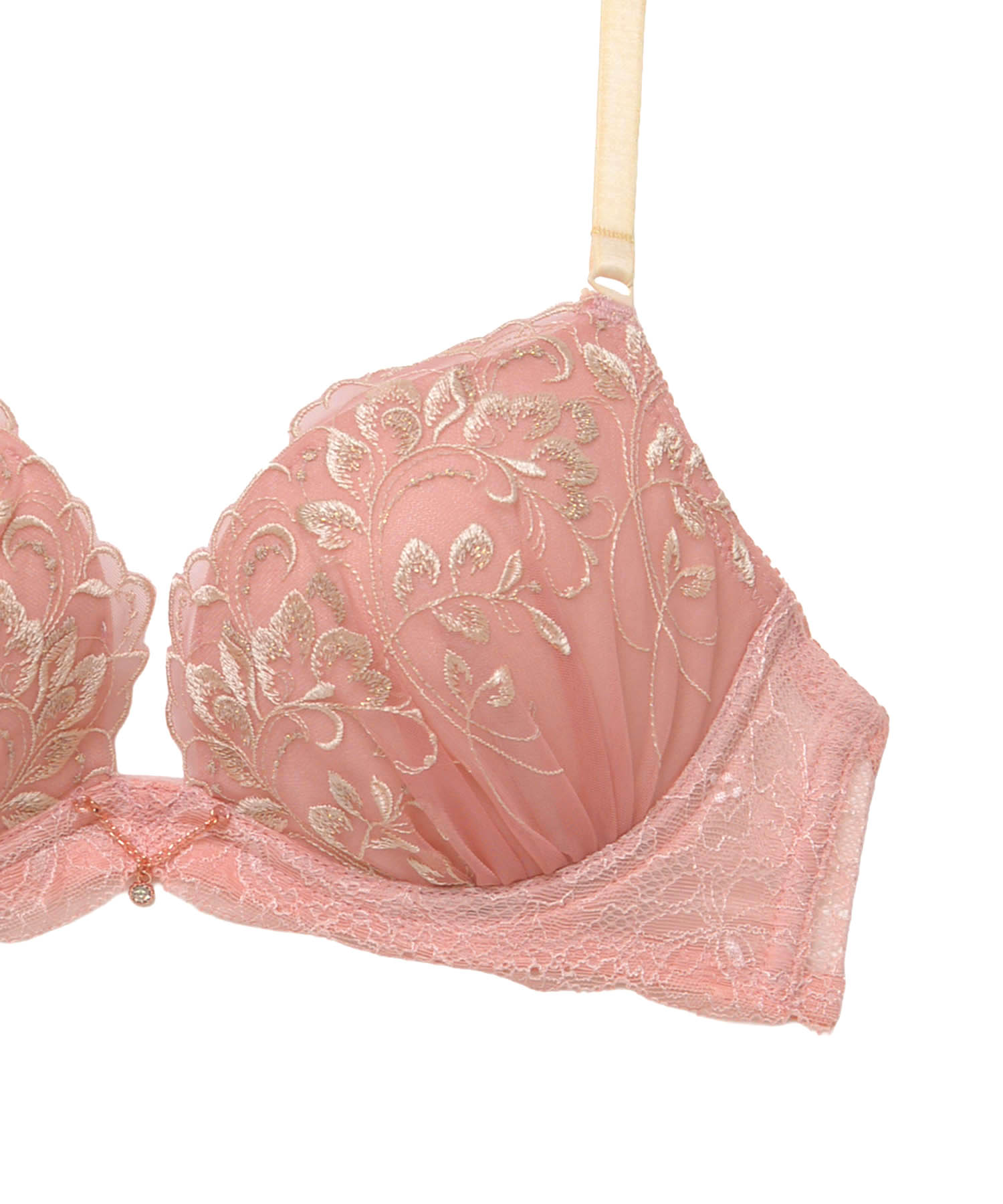 レジーナBcup-Ccup_ランジェリー・下着-ブラジャー-モールドカップブラ(Lワイヤー)_ピンク_5