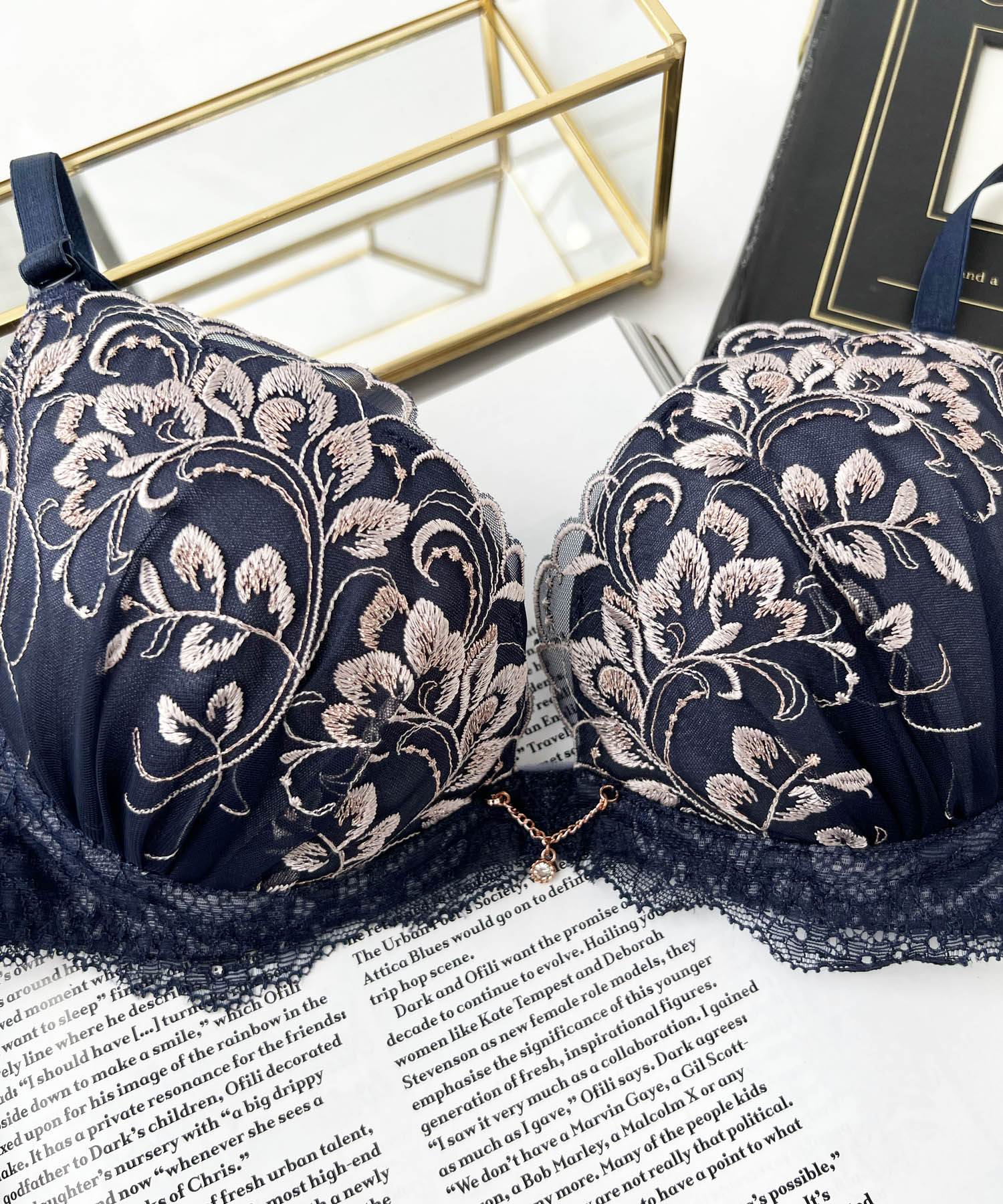 レジーナFcup-Gcup_ランジェリー・下着-ブラジャー-モールドカップブラ(Lワイヤー)_ネイビー_7