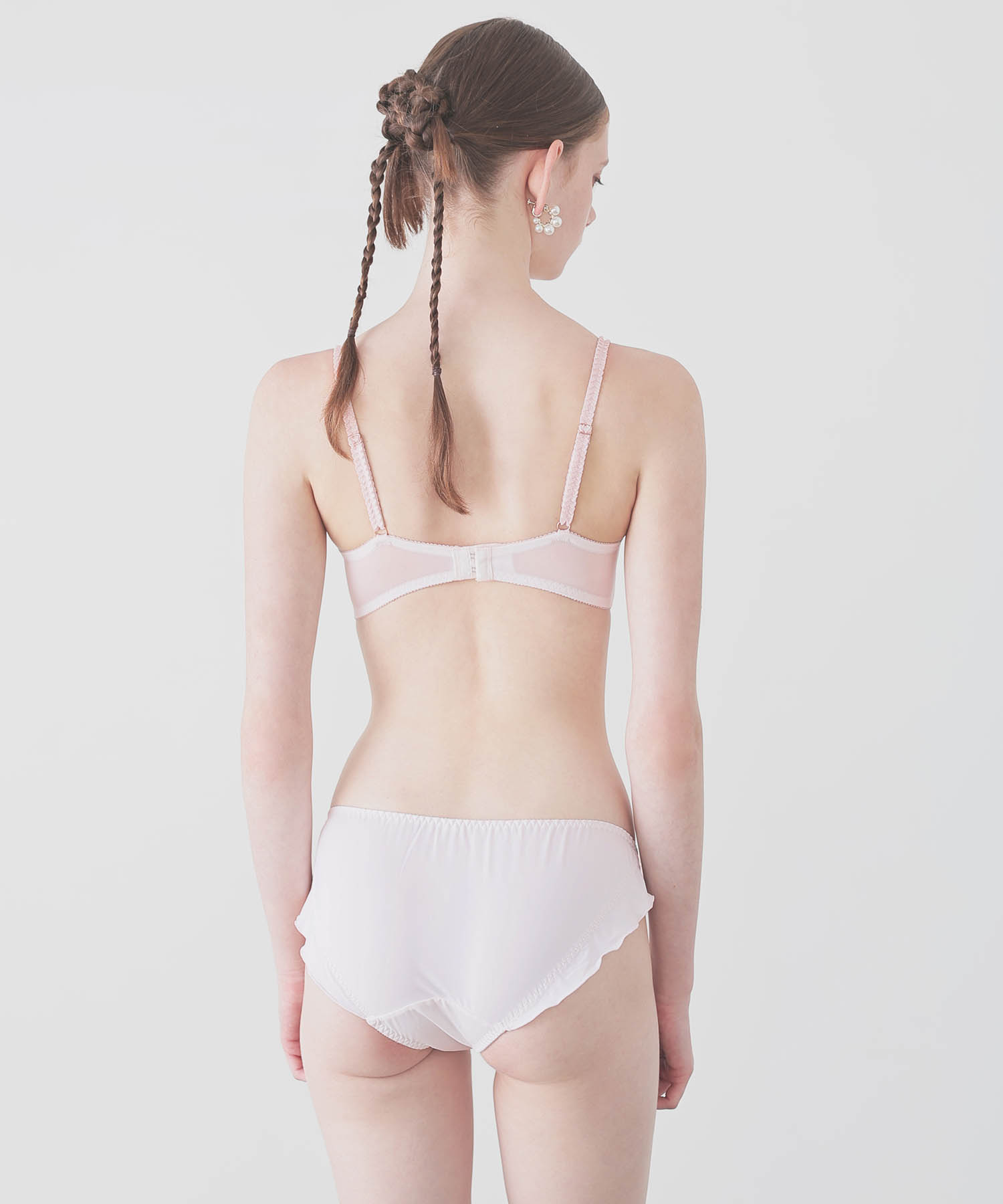 リリアンBcup-Ccup_ランジェリー・下着-ブラジャー-バストアップブラ(Nベーシック)_ピンク_2