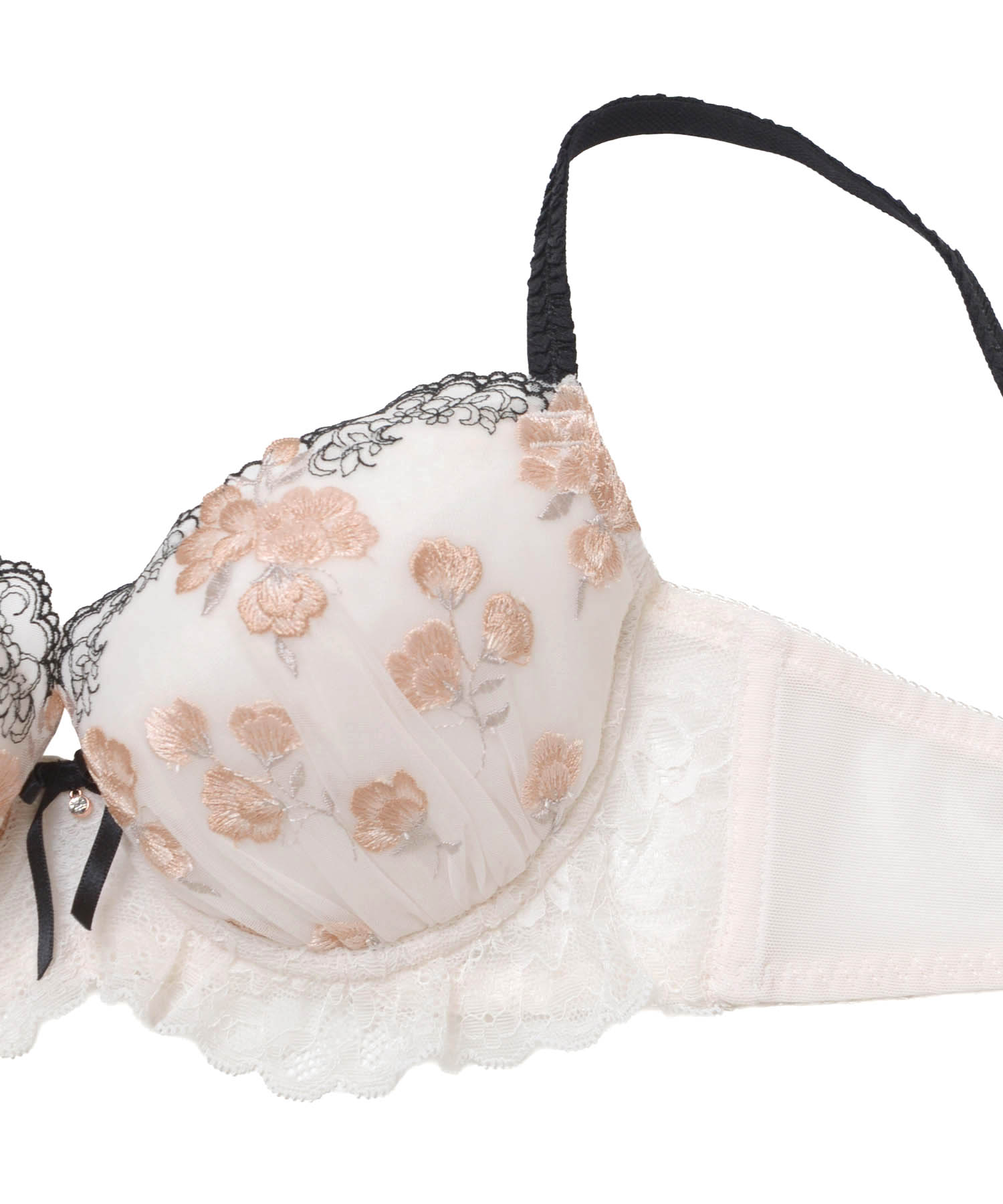 リリアンDcup-Ecup_ランジェリー・下着-ブラジャー-バストアップブラ(Nベーシック)_ベージュ_3