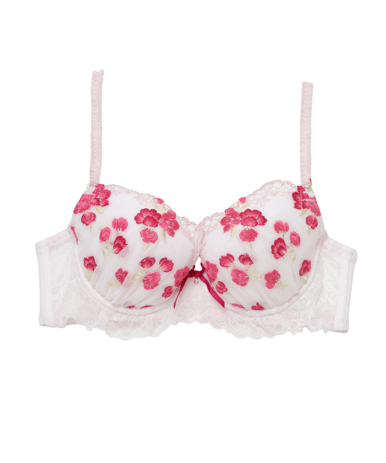 リリアンFcup_ランジェリー・下着-ブラジャー-バストアップブラ(Nベーシック)_ピンク_3