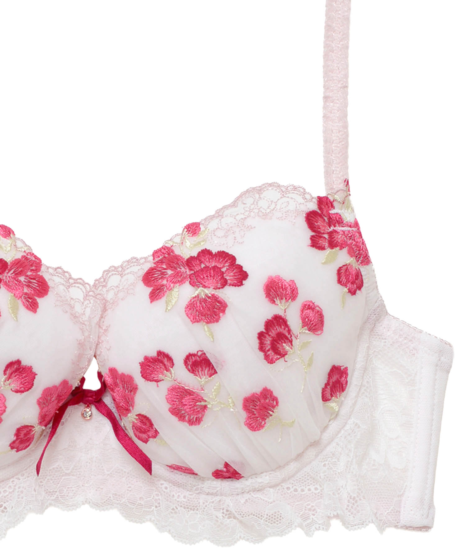 リリアンFcup_ランジェリー・下着-ブラジャー-バストアップブラ(Nベーシック)_ピンク_4