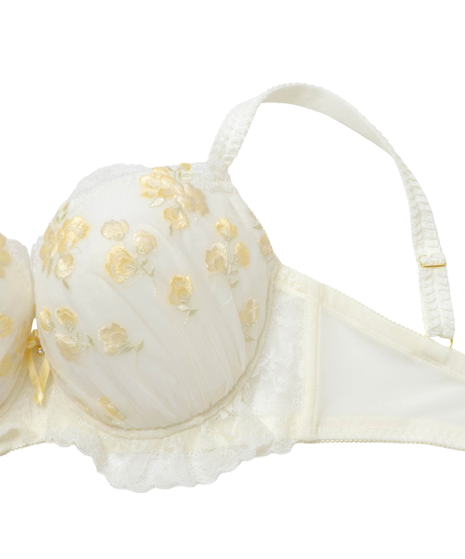 リリアンGcup-Hcup-Icup_ランジェリー・下着-ブラジャー-大きいサイズ（グラマーサイズ）ブラ_イエロー_1