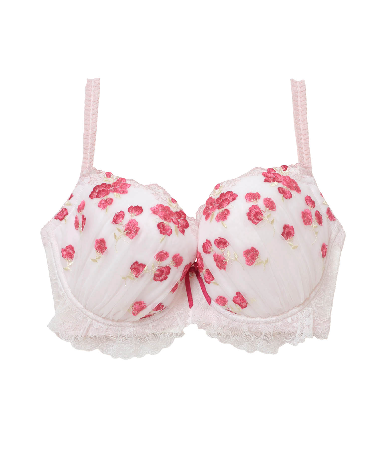 リリアンGcup-Hcup-Icup_ランジェリー・下着-ブラジャー-大きいサイズ（グラマーサイズ）ブラ_ピンク_0