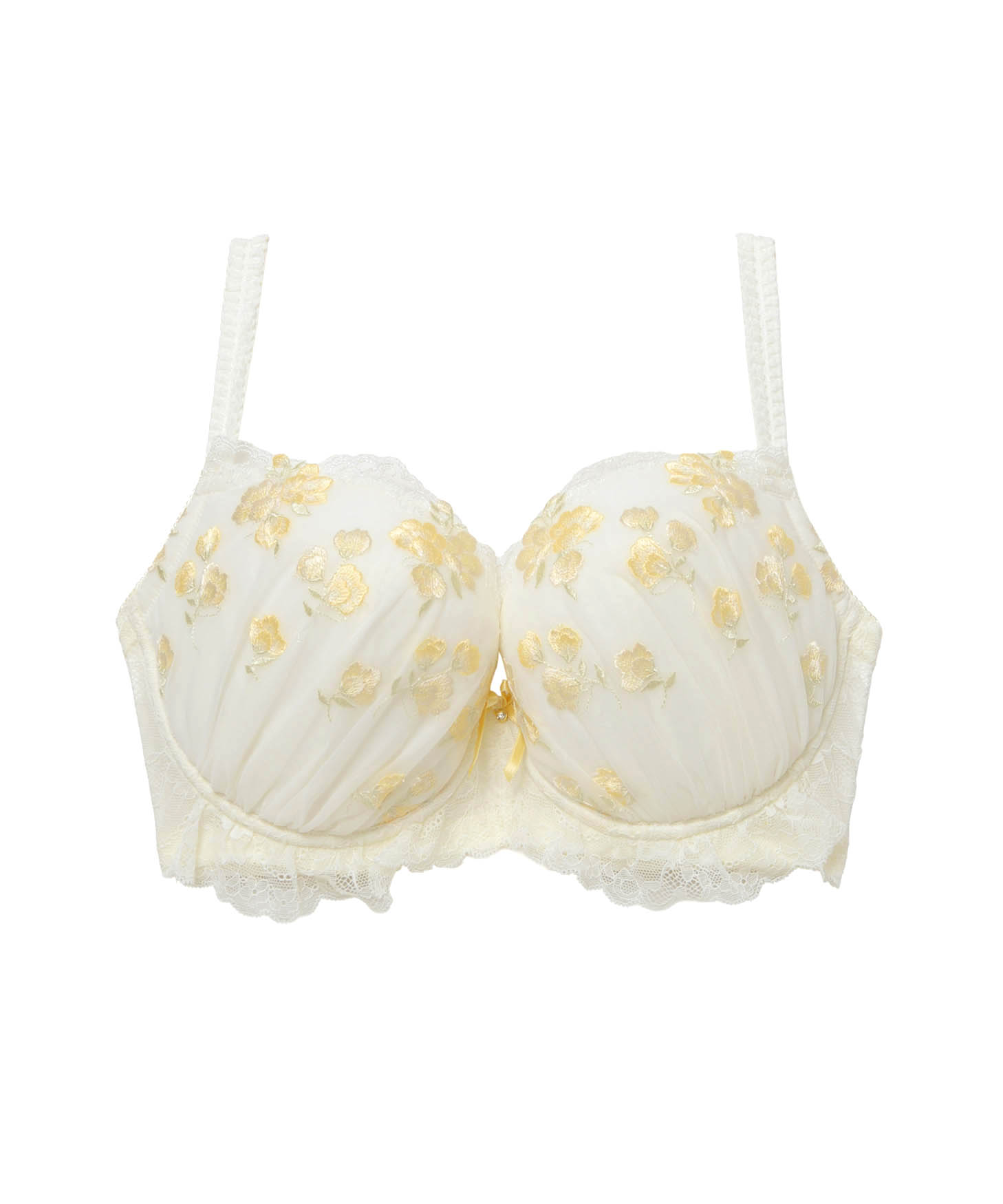 リリアンGcup-Hcup-Icup_ランジェリー・下着-ブラジャー-大きいサイズ（グラマーサイズ）ブラ_イエロー_0