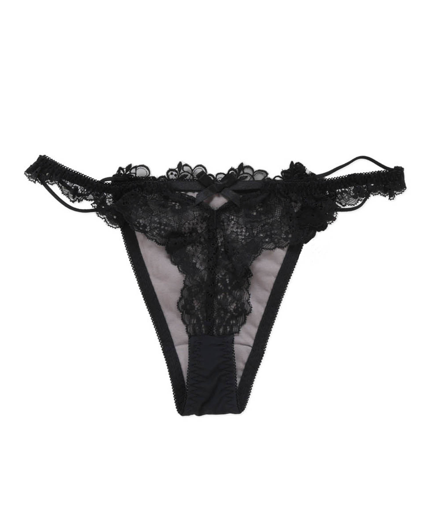 ララTショーツ_ランジェリー・下着-ショーツ-Tショーツ_ブラック_1