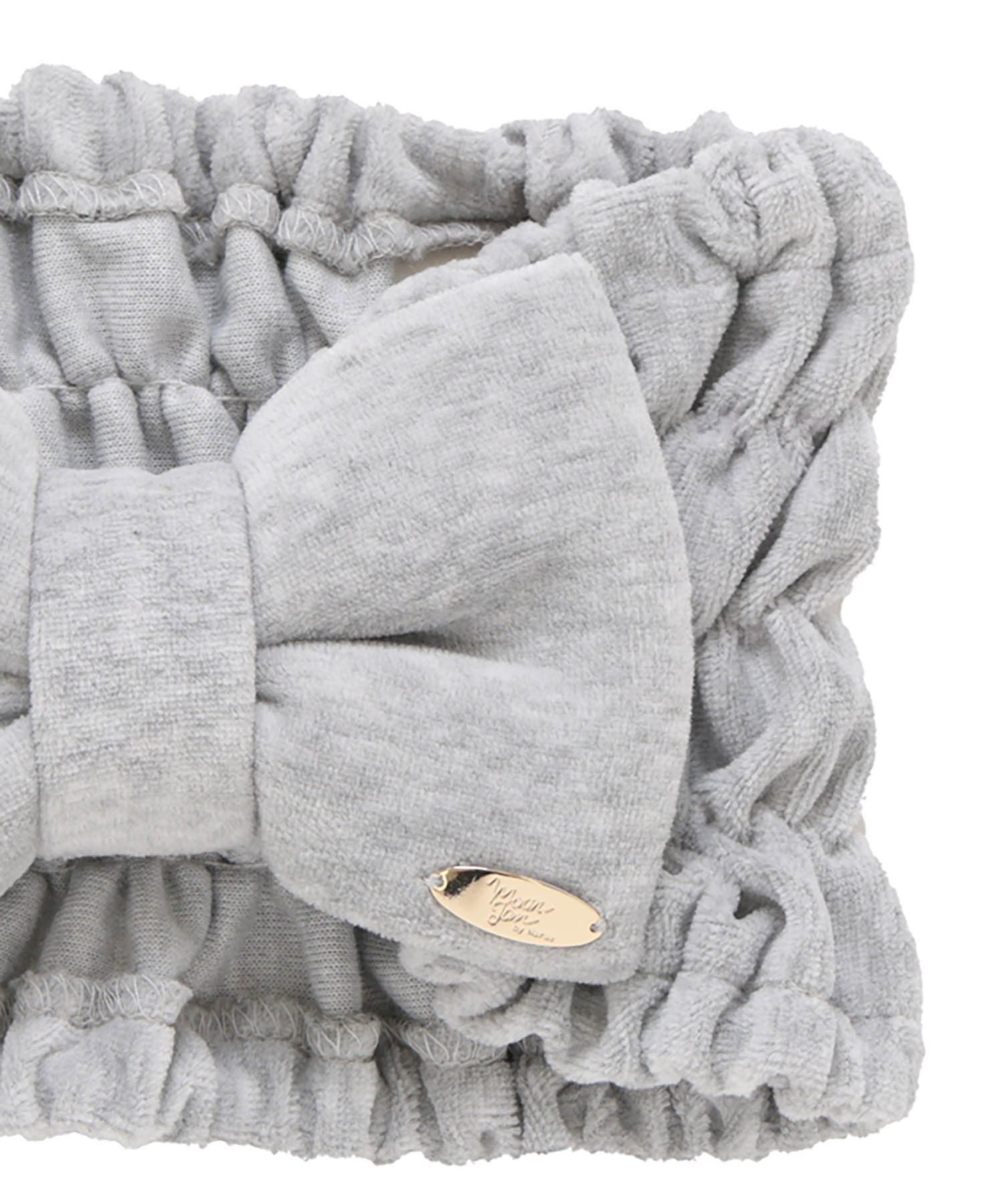 コットンベロアリボンヘアバンド_グッズ-ヘアバンド_グレー_1