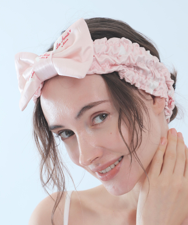シルクハートラブリー ヘアバンド